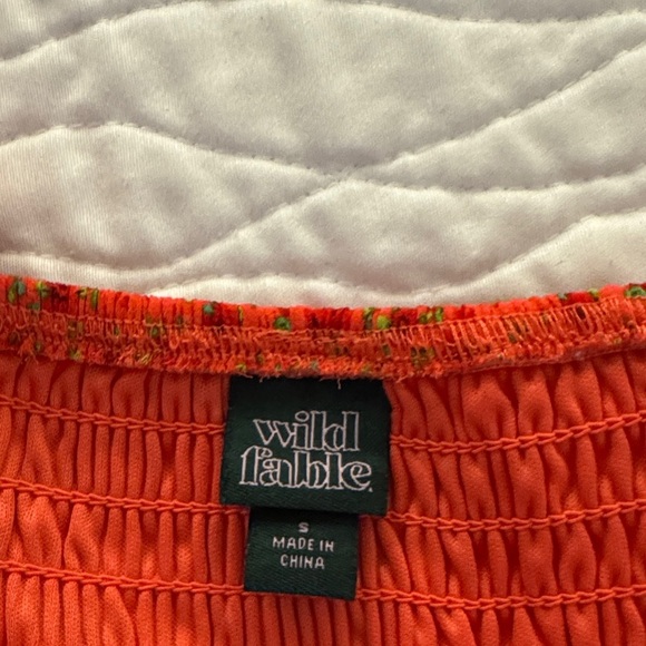 Wild Fable Coral Floral Mini Dress - Picture 2 of 7